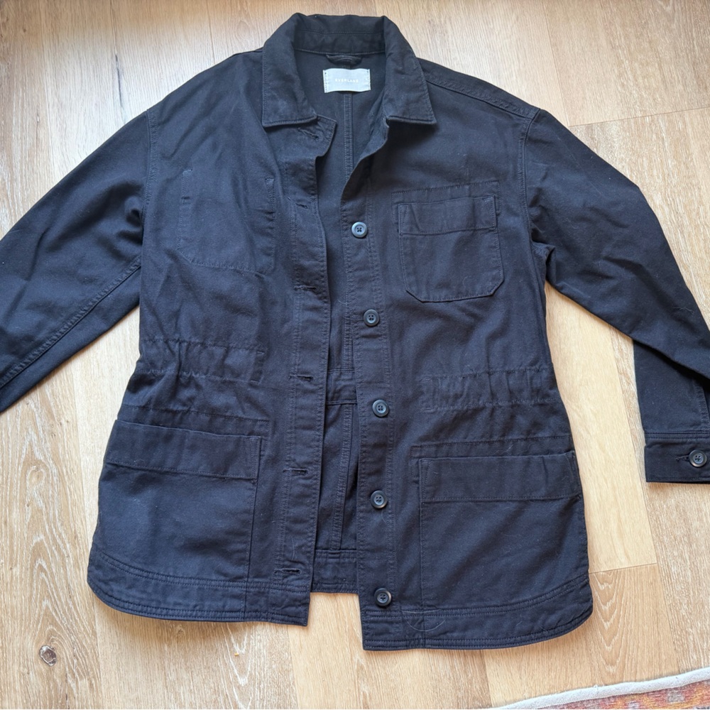 Women’s Everlane Oversized Black  Denim Jacket